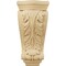 Ekena Millwork 6 1/4"W x 3 1/8"D x 13 1/2"H Medium Farmingdale Acanthus Pilaster Corbel, Alder COR06X03X13FRAL - alternate 4